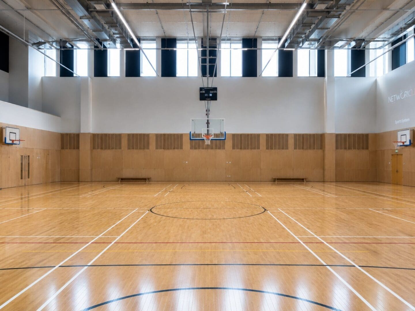 Hackney Summer Camp basketball court