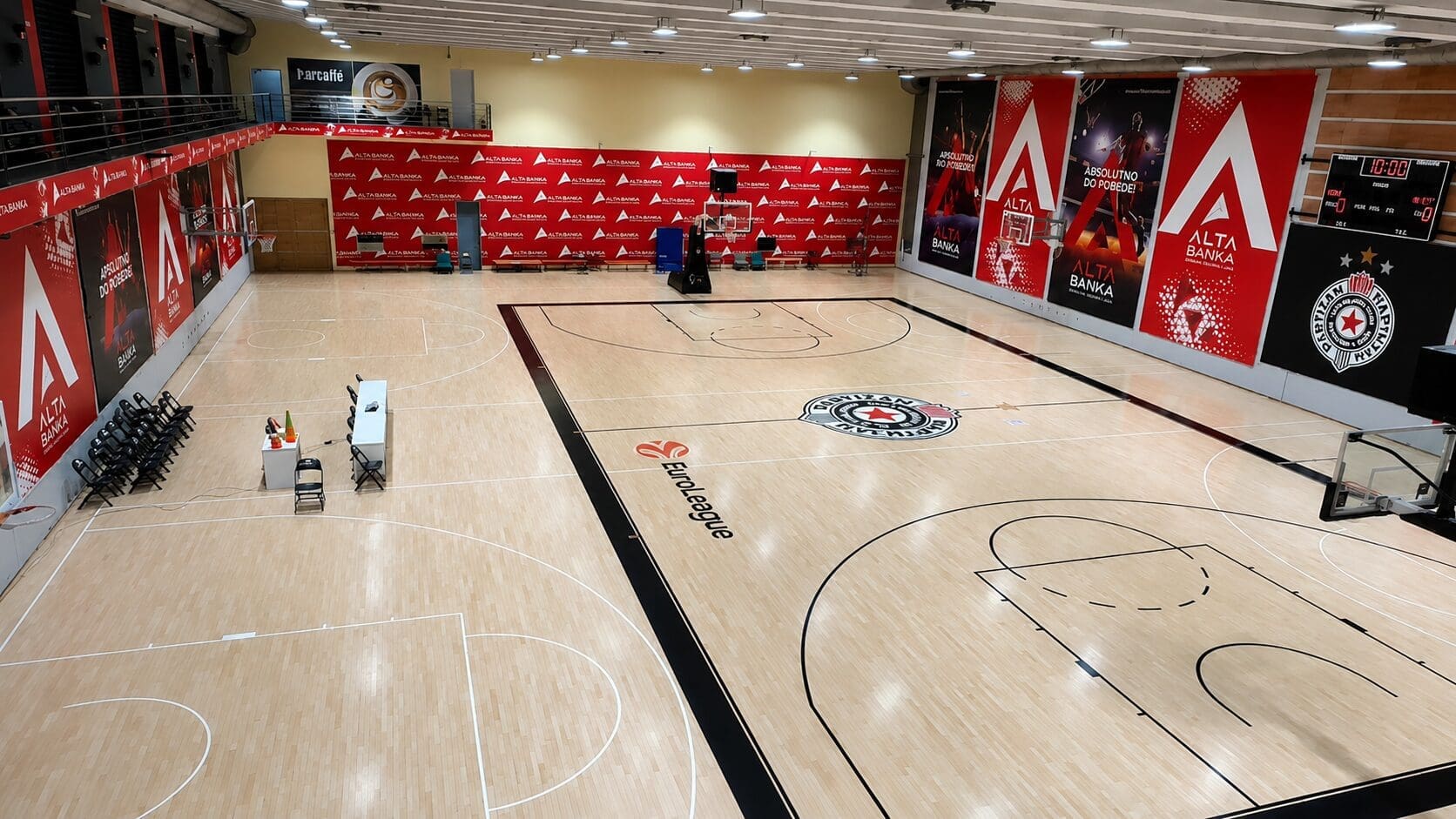 Partizan Belgrade basketball training facility