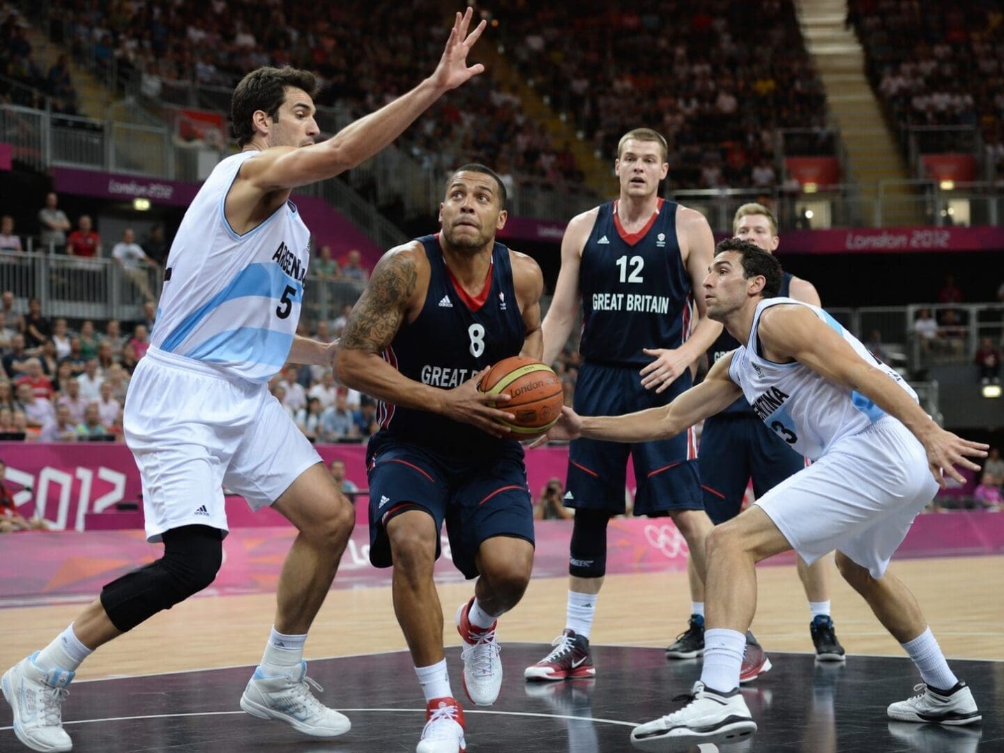 2012 London Olympic basketball action